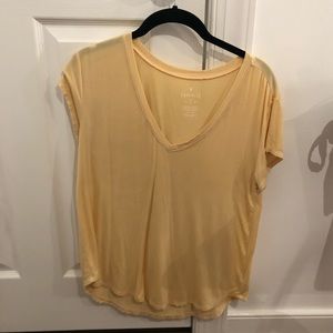 Yellow Favorite T American Eagle Top